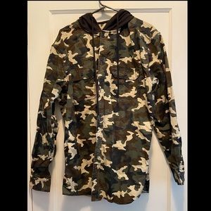 No boundaries Camo Jacket with Hood